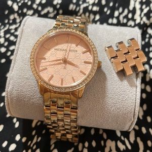 Michael Kors rose gold watch